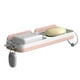 thumbnail image 1 of Estante de almacenamiento de pared para baño Bearachild autoadhesivo color rosa blanco, 1 of 6