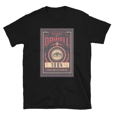 George Orwell, 1984, Big Brother is Watching, Printed T-shirt