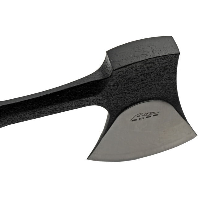 SZCO 11-Inch All-Purpose Camping Axe Fixed Blade Forged Steel Outdoor Hatchet with Ergonomic Rubber Grip and Heavy-Duty Nylon Sheath