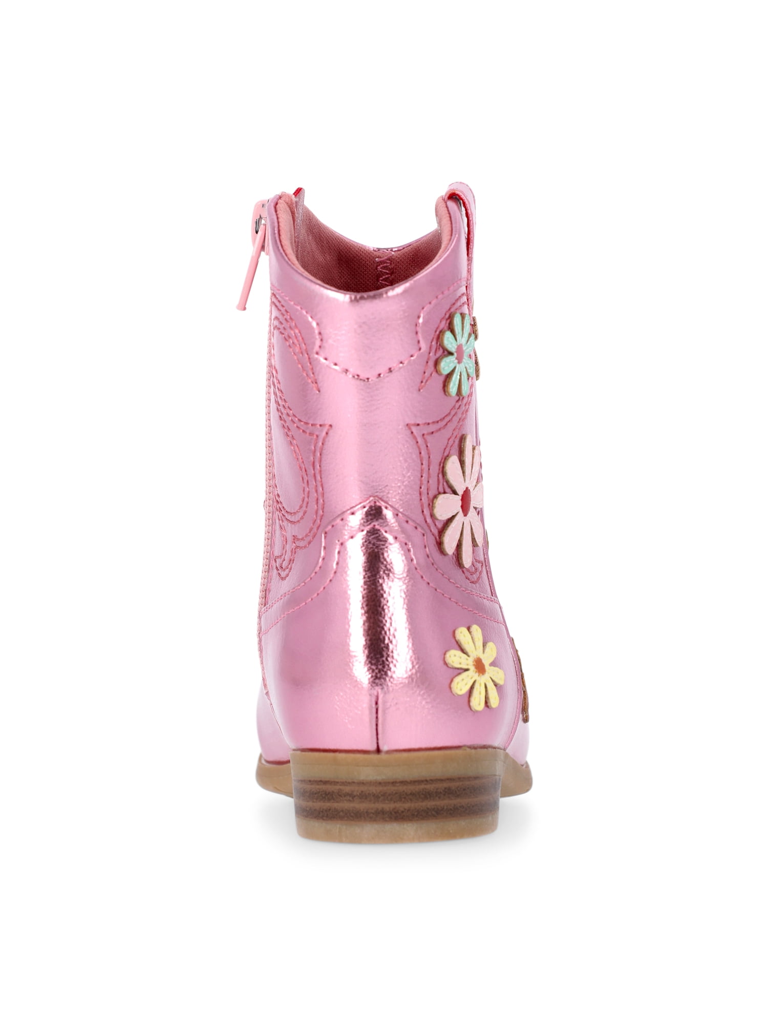 Wonder Nation Girls and Toddler Western Daisy Boots