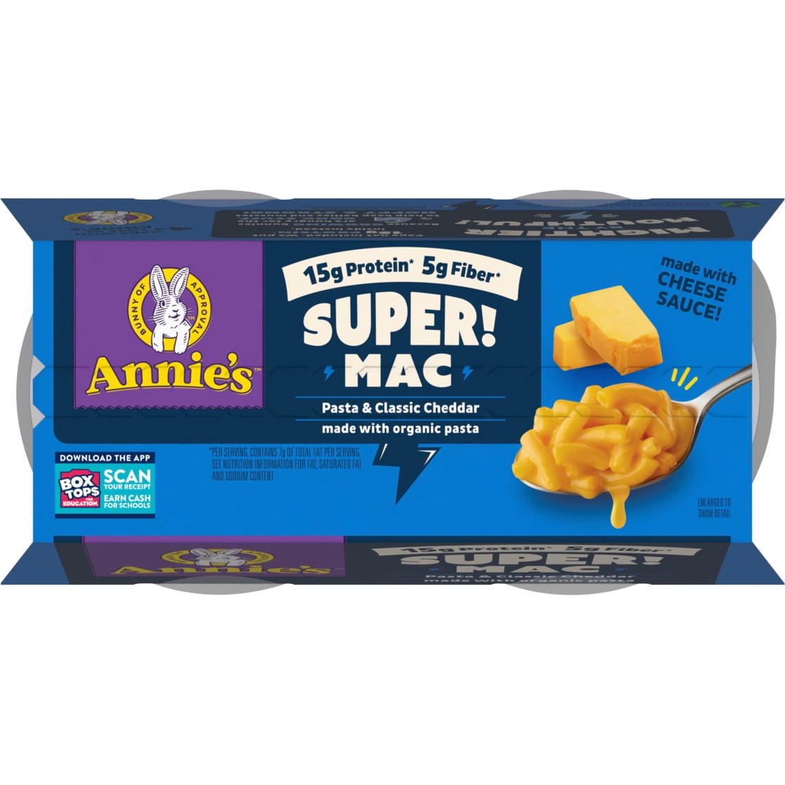 Annie's Super! Mac Microwave Pasta and Classic Cheddar Cups, Ct