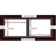 thumbnail image 4 of CreativePF [14x24bk-b] Black Horizontal Double Diploma Frame with 2 Opening Black Mat, Holds 2-10x12-inch Documents with Wall Hanger, 4 of 5