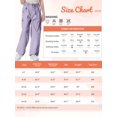 thumbnail image 7 of Rolanko Parachute Pants for Girls Y2K Cargo Trousers with Pockets Harajuku Jogger Pants, 7 of 7
