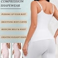 thumbnail image 5 of Women's Seamless Shapewear Set Camisole and Shaping Shorts 2 Piece Tummy Control Body Shaper for Everyday Wear 3XL, 5 of 6