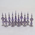thumbnail image 1 of Artisanat d'Égypte Violet Ensemble de 10 Bouteilles Décoratives, 1 of 2