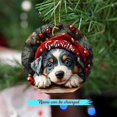thumbnail image 2 of Customized Blue Heeler Dog Ornament, Personalized Name Blue Heeler Owner Ornament Gift, Blue Heeler Dog Hat Xmas Ornament, Blue Heeler Christmas Ornament 2025, Blue Heeler Ornament Gift for Dog Lover, 2 of 6
