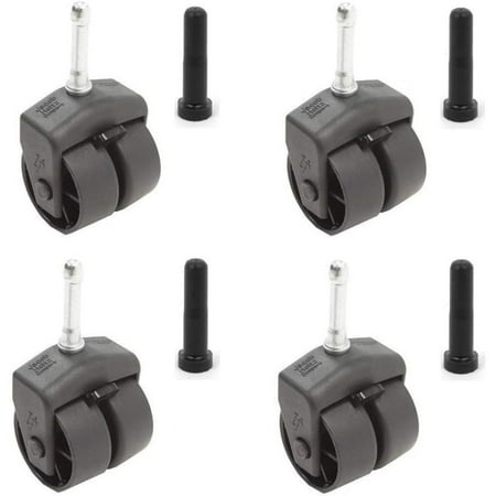 

Leggett & Platt Replacement Wheels / Casters with Socket Sleeves - Set of 4
