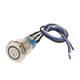 thumbnail image 1 of 1 Piece de Switch de Momentáneo LED de material acero Inoxidable Impermeable compatible con Automóvil Coche de 24V 19mm Yotijar Interruptor de botón pulsador, 1 of 6