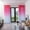 Pink, variant on 1 Panel Set Linen Sheer Curtains 96 Inches Long for Sliding Glass Door Window Treatments Drapes Living Room,Off White Ivory Cream,8 FT 52x96 Length, Green