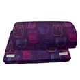 thumbnail image 4 of Colorful Foot Rest, Rhythmic Delicious Jars Jam Sketch Print on Polka Dotted Background, Non-Slip Backing Adjustable Ergonomic Memory Foam Leg Support for Office, Plum Fuchsia, by Ambesonne, 4 of 5