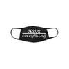Christian Jesus Over Everything Cotton Face Cover Mask-S/M
