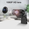 thumbnail image 2 of 1080p Webcam Full Hd Usb 2.0 For Pc Desktop Laptop Web Camera With Microphone, 2 of 5