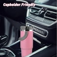 thumbnail image 6 of WarmH 30 oz Tumbler with Handle and Straw Lid, Double Walled Vacuum Insulated Water Bottle Leakproof Tumbler Travel Coffee Mug Thermal Cup, Cupholder Friendly for Office, Home, Sport, Pink, 6 of 14