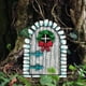thumbnail image 1 of Puertas de jardín de madera en miniatura - Diseño de ventanas huecas, decoración de cuento de hadas para árboles y muros, MDF de 3 mm, decoración interior exterior DIY, 1 of 2