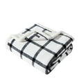 thumbnail image 1 of Eddie Bauer Plaid Plush Fleece Throw, 1 of 4