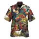 thumbnail image 3 of Camisa de pollo divertida con estampado 3D para hombre, camisa de manga corta con solapa, cómoda, informal, para fiesta en la playa, ropa de calle, camisas de talla grande para hombre, 3 of 5