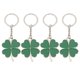 thumbnail image 1 of 4 llaveros de regalo del Día de San Patricio con colgante de trébol de cuatro hojas de la suerte, 1 of 8