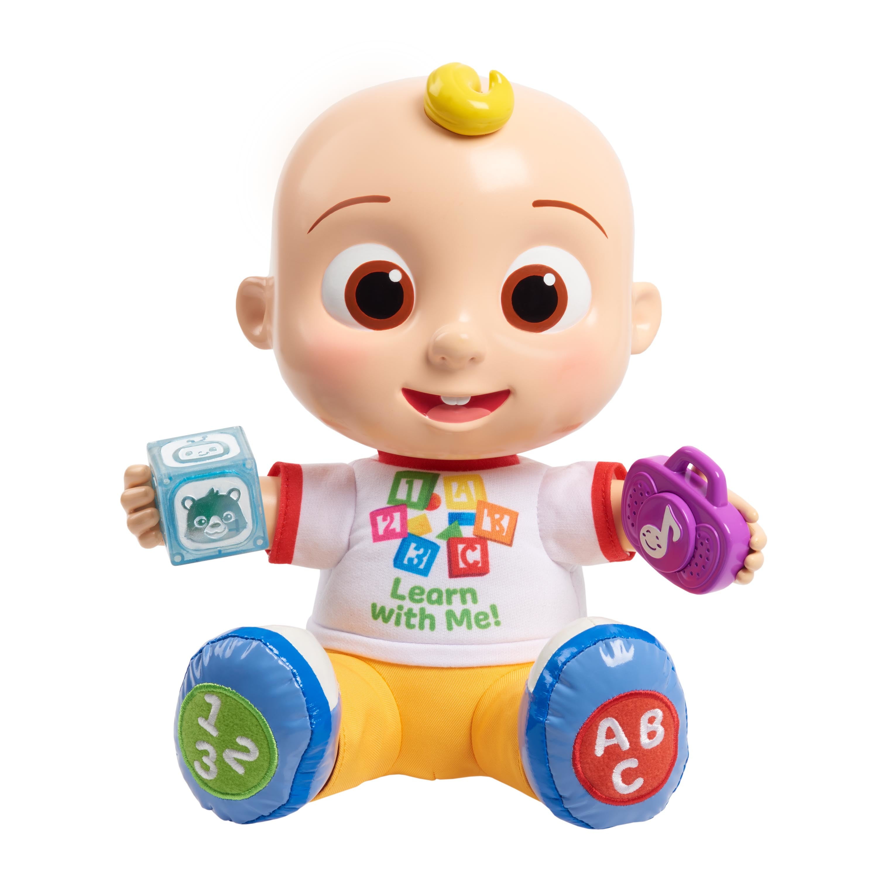 CoComelon, JJ Learning Doll, Includes Lights and Sounds, Baby and Toddler Toy