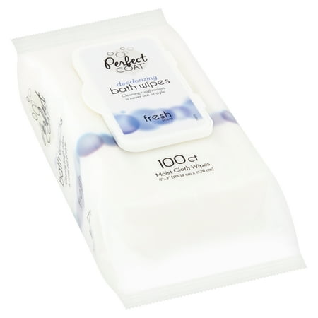 UPC: 0026851071419 | Perfect Coat Fresh Scent Deodorizing Bath Wipes 100 count