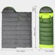thumbnail image 2 of Saco De Dormir Sacos De Dormir Impermeables Portátiles Con Agujeros Con Cremallera Para Brazos Sacos De Dormir Sobres Portátiles Unisex Para Acampar Mochilero Senderismo qarigey OD014870-01, 2 of 6