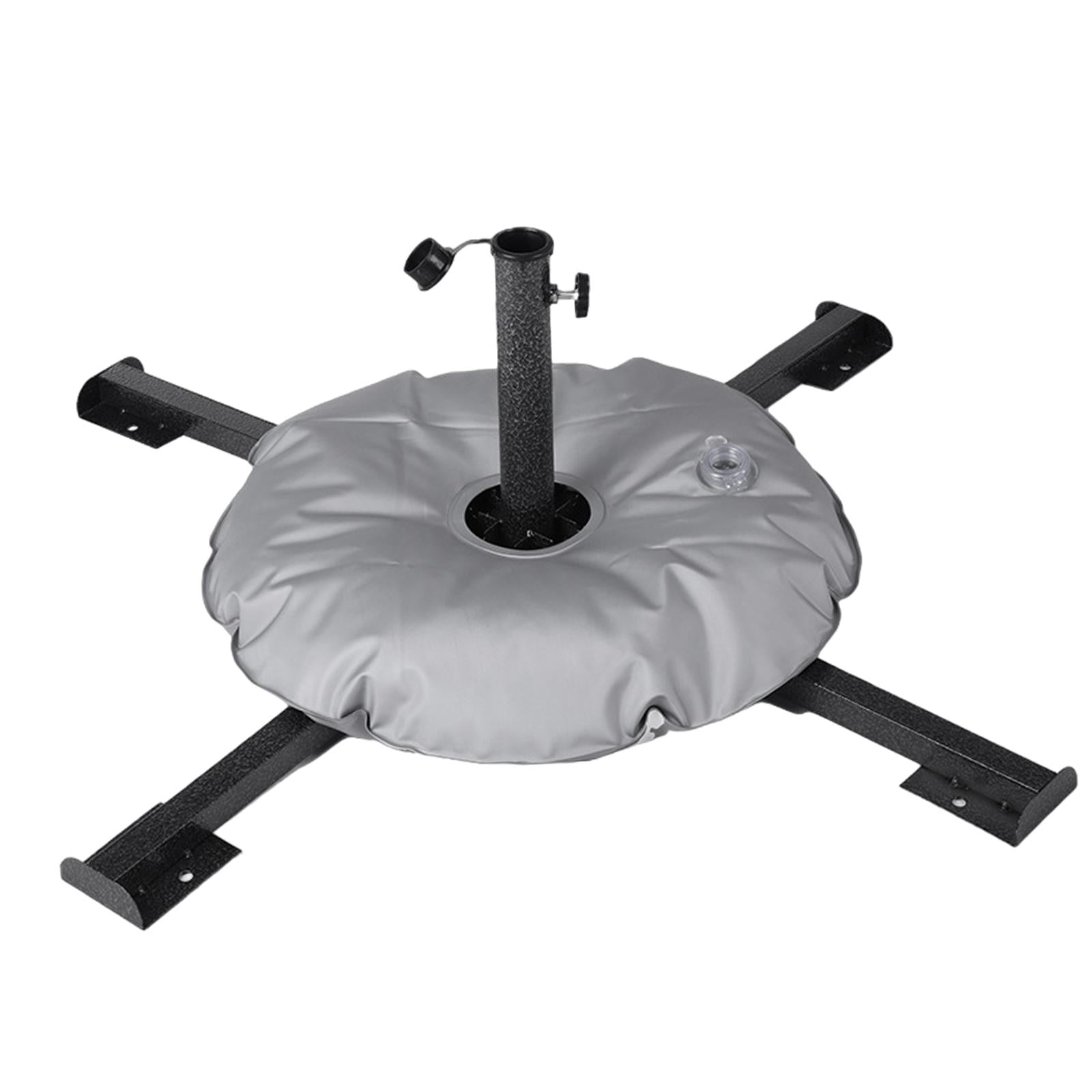MAGIDEAL Parasol Stand Foldable Patio Umbrella Stand for Summer Beach Patio Courtyard Black With Water Bag