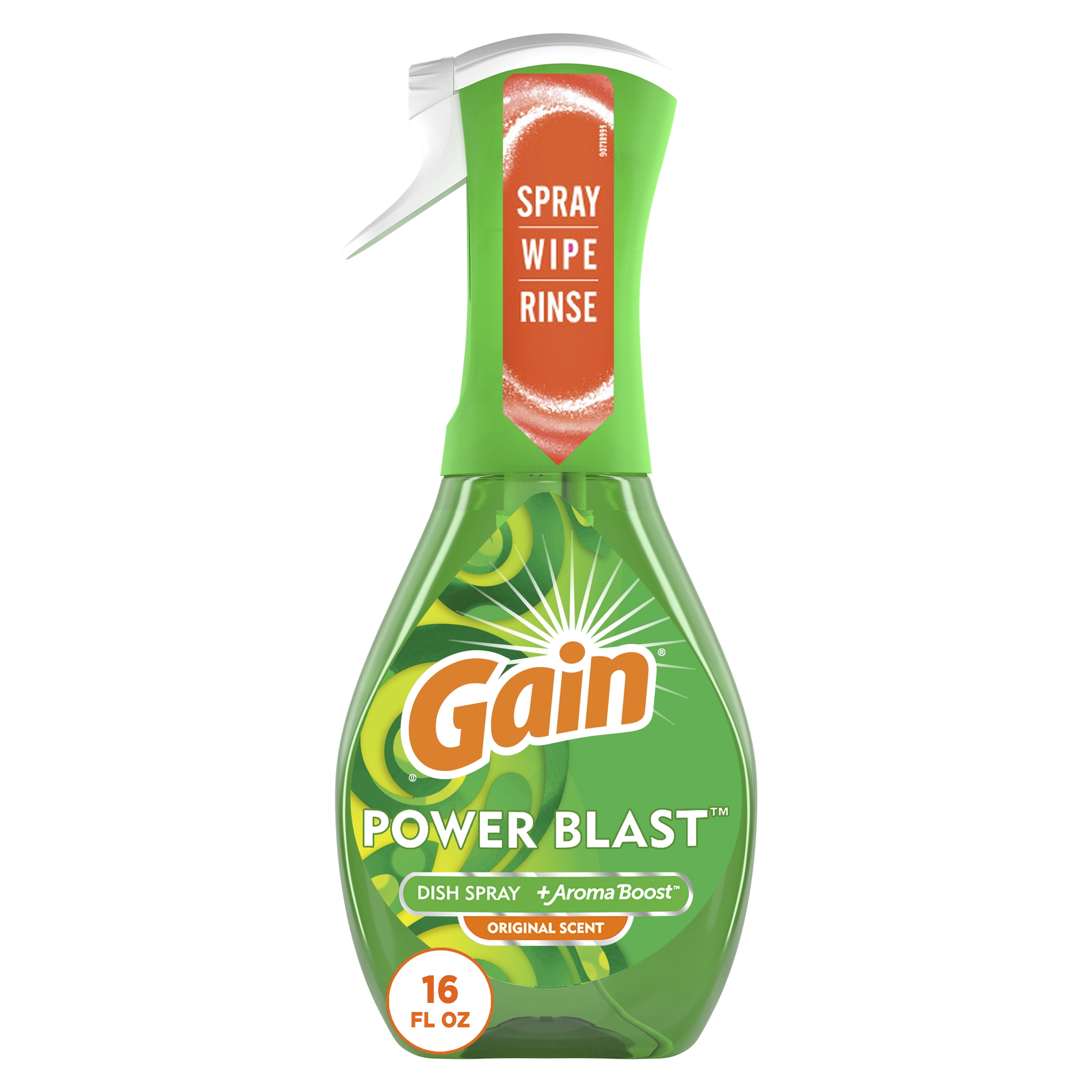 Gain Spray Dish Soap, Original Scent, 16 Ounce