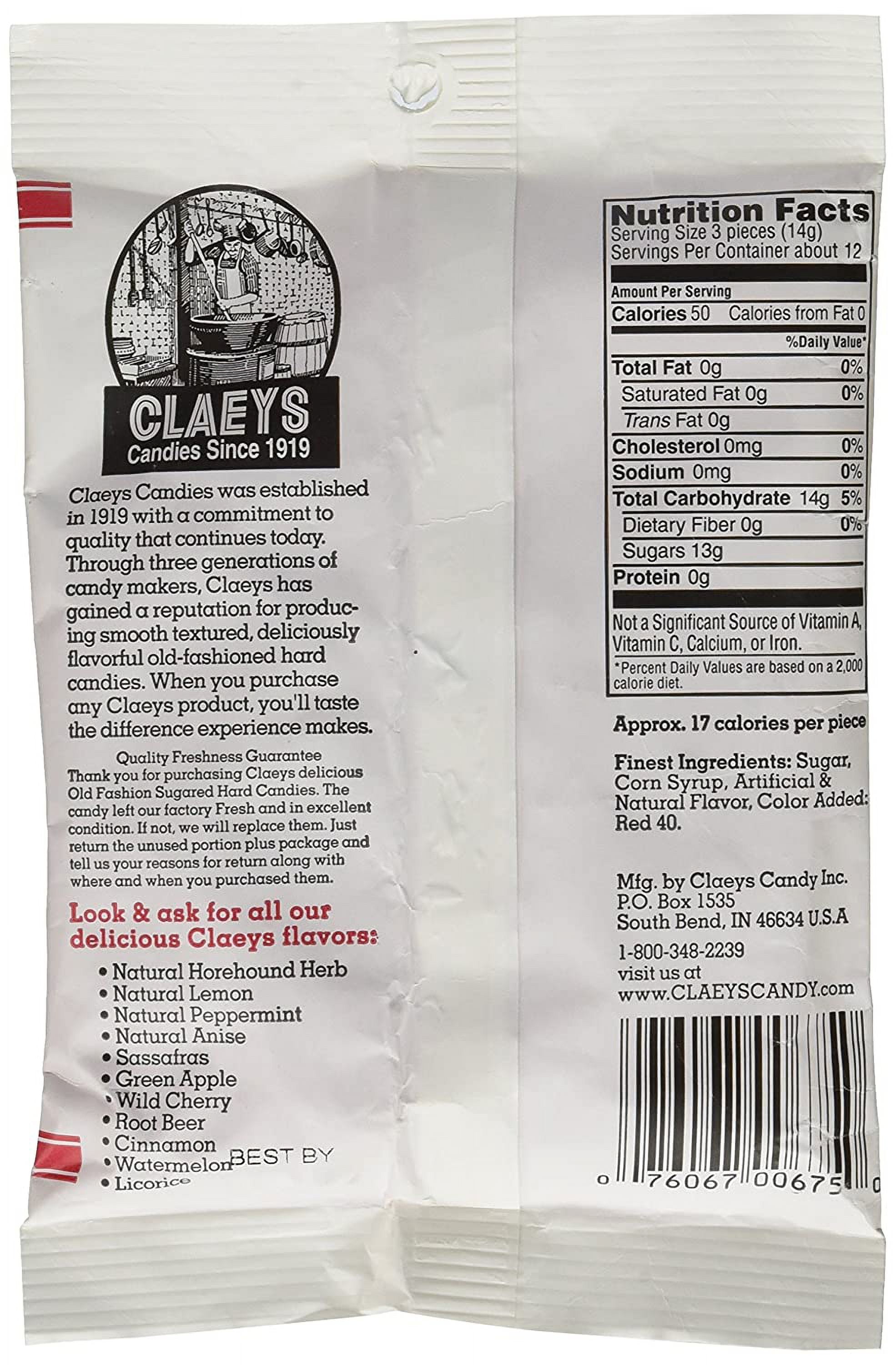 CINNAMON HARD CANDY 6OZ