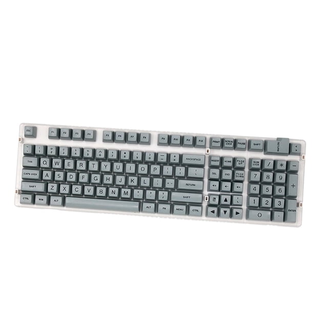 108 Conjunto de llaves para el mecánico - Letras negras Letras negras Yotijar teclado keycap
