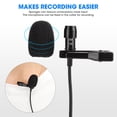 thumbnail image 4 of Small ABS Clip-on Microphone, Black Mobile Phone Microphone, for Mobile Phone Karaoke  IOS, 4 of 7