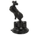 thumbnail image 1 of Suction Cup Car Camera Holder Mount, Aluminum Alloy Lightweight Car Camera Holder Mount Quick Installation 1/4 Inch Thread 360 Degree Rotation  For Dashboard, 1 of 8