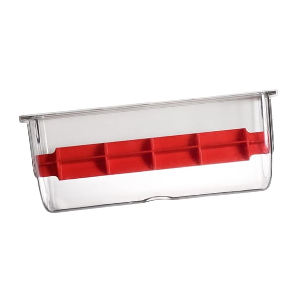 Soporte para rollos de papel higiénico, estante para servilletas y papel, organizador de cocina, montado en la pared rojo