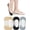 Black, variant on Womens 4-6 Pairs No Show Low Cut Non Slip Cotton Socks, Footies Liners Flats Boat Sock Loafer Half Heel Invisible