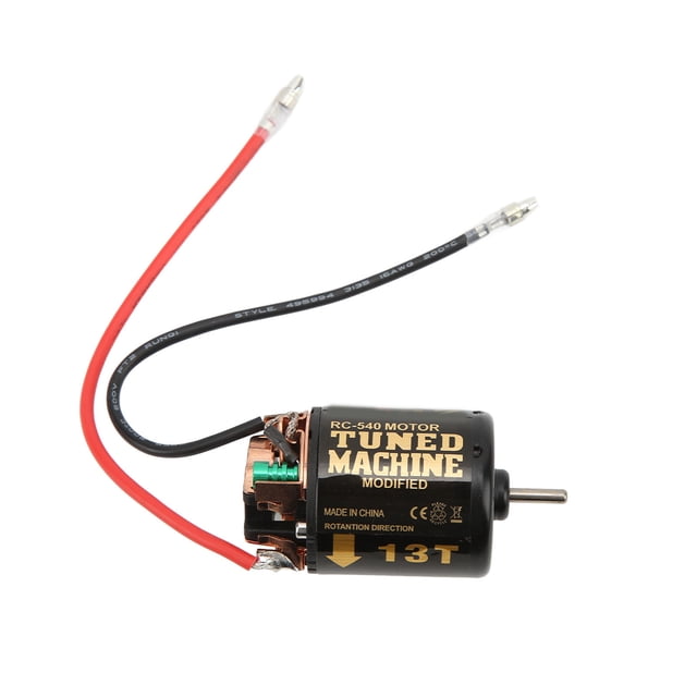 540 Brushed Motor, Low Heat Strong Magnetic Force Black High Power Brushed Motor For 1/10 RC Remote Control Car
