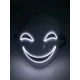 thumbnail image 2 of Máscaras de fiesta de Halloween de cara completa transparente, Cara de fantasma, payaso negro, bala sonriente, Pitch-dark, 2 of 4