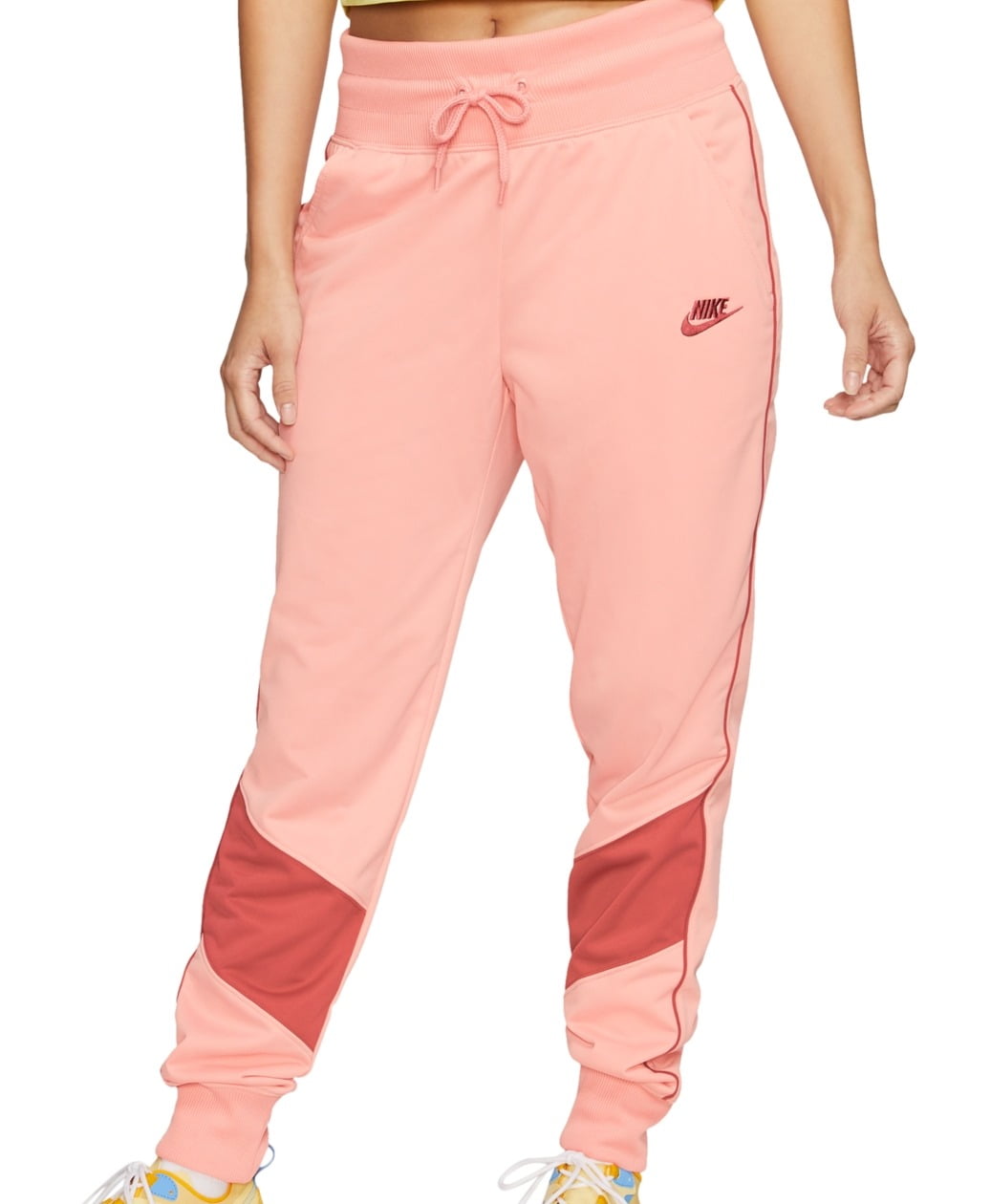 salmon nike sweatpants