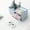 Blue, variant on Desktop Storage Organizer with 2 Drawers, White, Multi-Compartment Box for Makeup, Office Supplies and Accessories