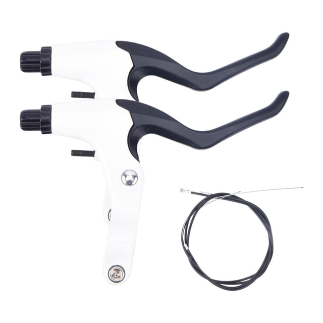 Siruishop Brake Accessories Universal Cycling Brake Lever Grip with Brake Wire White