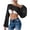 Black—Swimsuits Cover Ups for Women, variant on AGWOLF Women's Crochet Knit Cover Ups Beach Hollow Out Crop Swimsuit Cover Up Top Vacation Bathing Suits Swimwear Hot Pink Free Size