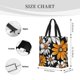 thumbnail image 3 of Easygdp Yellow White Daisy Pattern Bolsa Tote para Mujer, Bolso de Hombro para Trabajo, Playa, Viajes, Compras y Supermercado, 3 of 7