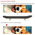 thumbnail image 2 of Corgi Emery Surface Skateboard Grip Tape Stickers (Pack of Two) 8.8x32.6in/22.4x83 cm PVC Back Material, 2 of 5