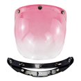 thumbnail image 1 of de lente de 3 viseras a prueba , de lente abatible hacia arriba para cicleta abierta Visor de lente , Polvo degradado Soledad visera de burbuja de motocicleta, 1 of 6