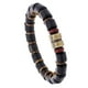 thumbnail image 2 of Xiao Hua Pulsera elástica de cuentas de madera para hombre y mujer, color negro, 2 of 5