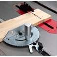 thumbnail image 2 of Calibrador de ingletes de precisión con guía de ingletes de aluminio con extremos en ángulo de grado para un soporte máximo del material y un tope de giro de corte repetitivo, 2 of 2