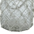 thumbnail image 5 of DecMode Clear Glass Decorative Candle Lantern with Rope Handle, 5 of 8