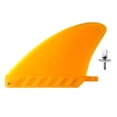 thumbnail image 1 of Aletas de tabla de surf Aletas de surf blandas Aletas de un solo centro fáciles de instalar Aletas de repuesto de un solo centro Aletas de centro para Naranja DYNWAVEMX cola de tabla de surf, 1 of 8
