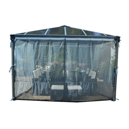 Palermo and Milano Gazebo Netting Set - 4 Piece