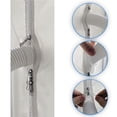thumbnail image 4 of Portable AC Window Seal Kit, Universal Adjustable Zipper Door Panel for Mobile Air Conditioner and Dryer Exhaust Hose, 35.4x82.7in Insulation Gasket (White), 4 of 5
