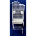 thumbnail image 2 of Ymlgroup 6894 3 by 8" Bar Spacing Tall Villa Top Small Bird Cage with Stand - 18"x14" in White, 2 of 2