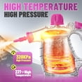 thumbnail image 4 of Pressurized Handheld Steam Cleaner with 10pcs Accessories&Safety Lock, Multi-Purpose Natural Deep Cleaning Steamer, Multi-Surface, 4 of 6