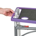 thumbnail image 5 of Support Plus Walker Tray Table - Mobility Table Tray for Walker, Non Slip Walker Tray Mat, Walker Accessories Mat, Cup Holder for Walker (21"x16") - Purple, 5 of 10